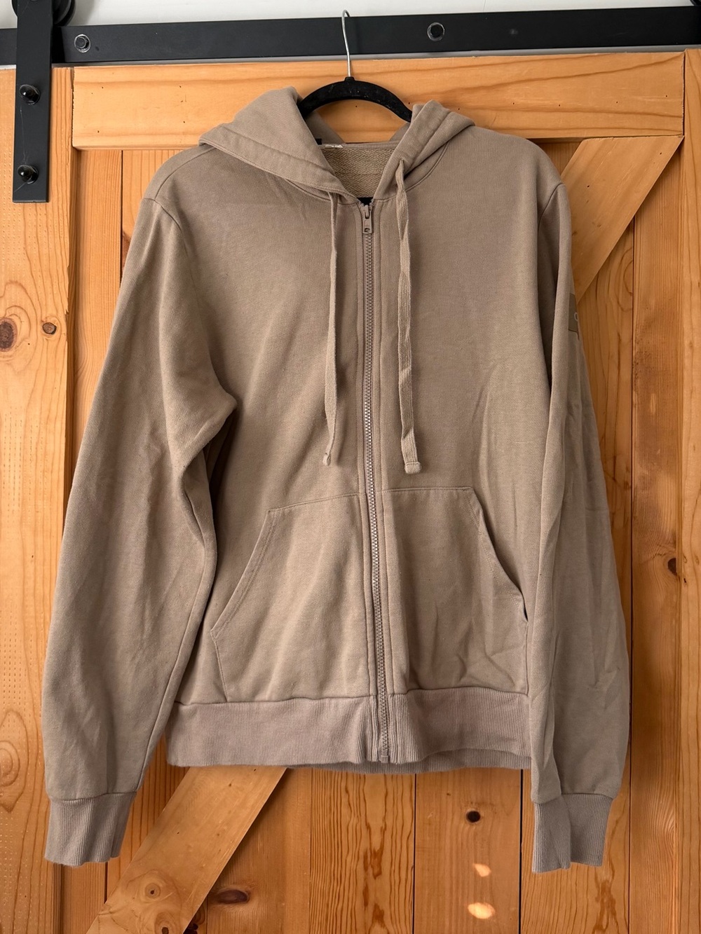 Alo Womens Brown Full Zip Hoodie
